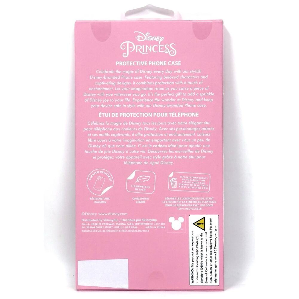 Disney Princesses iPhone 13 Pro Max / 14 Pro Max Case Glitter Skinny Dip NIB - Picture 9 of 11
